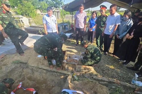 Từ nguồn tin người dân, tìm thấy 14 hài cốt liệt sĩ