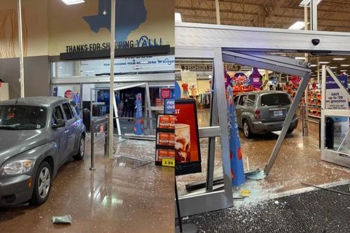 Tài xế 60 tuổi lái SUV đâm xuyên cửa siêu thị để... tìm chỗ đi vệ sinh
