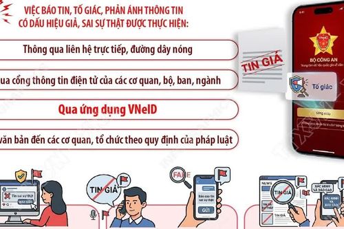 Người dân có thể phản ánh, tố giác tin giả qua VneID từ ngày 5/10/2026