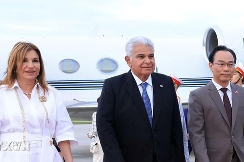 Tổng thống Cộng hòa Panama José Raúl Mulino và Phu nhân bắt đầu thăm Việt Nam