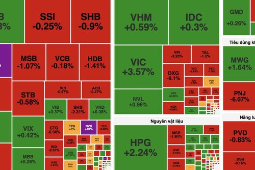 VN-Index tăng hơn 15 điểm nhưng thanh khoản suy yếu