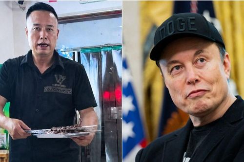 Elon Musk bất ngờ đứng bếp bán thịt nướng, danh tính thật khiến dân mạng thích thú