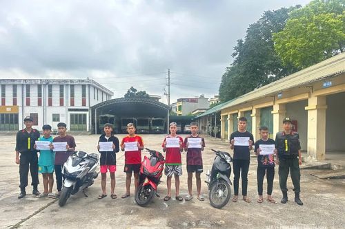 Cảnh sát cơ động Thanh Hóa liên tiếp ngăn chặn, bắt giữ các nhóm thanh, thiếu niên gây rối