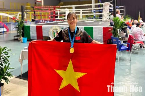 Vận động viên võ cổ truyền của Thanh Hóa giành 2 huy chương vàng tại giải vô địch thế giới