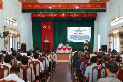 Mặt trận phường Quảng Phú phản biện 2 dự thảo về phát triển nông nghiệp và mở rộng hạ tầng giao thông