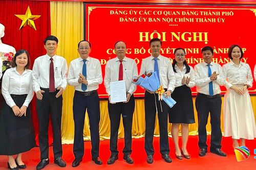 Công bố quyết định thành lập Đảng bộ Ban Nội chính Thành ủy Đà Nẵng