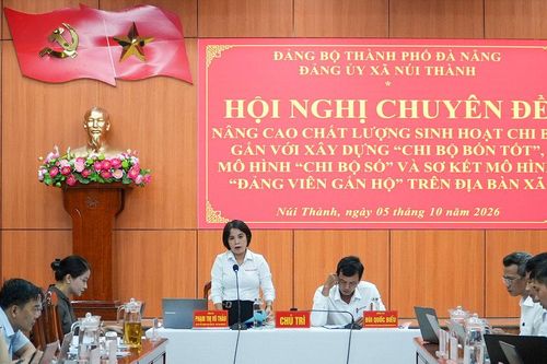 Xã Núi Thành nâng cao chất lượng sinh hoạt chi bộ và mô hình 'Đảng viên gắn hộ'