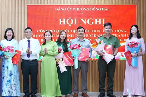 Đảng ủy phường Đông Hải kiện toàn, sắp xếp tổ chức đảng trực thuộc
