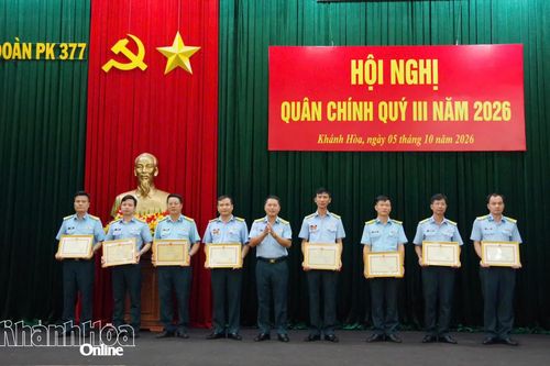 Sư đoàn 377 tổ chức hội nghị quân chính quý III năm 2026
