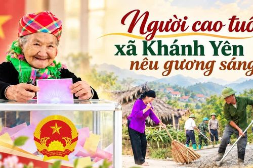 Người cao tuổi xã Khánh Yên nêu gương sáng