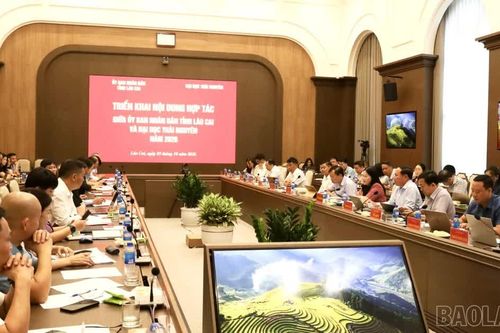 UBND tỉnh Lào Cai và Đại học Thái Nguyên thống nhất triển khai các hoạt động hợp tác