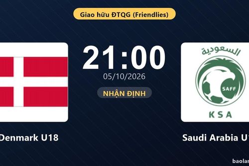 Nhận định Denmark U18 vs Saudi Arabia U18: Cuộc đấu của hai hàng thủ