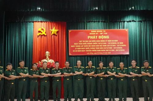 Đoàn Kinh tế - Quốc phòng 720 phát động '80 ngày thi đua Quyết thắng'
