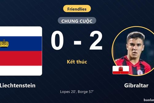 Đánh bại Liechtenstein, Gibraltar nối dài mạch trận ấn tượng