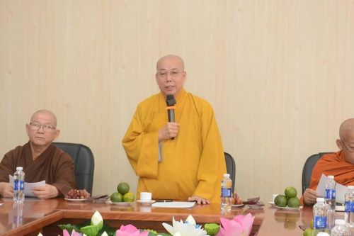 Cà Mau: Ban Thường trực Ban Trị sự Phật giáo tỉnh họp thống nhất tên cơ sở Phật học sau sáp nhập trường