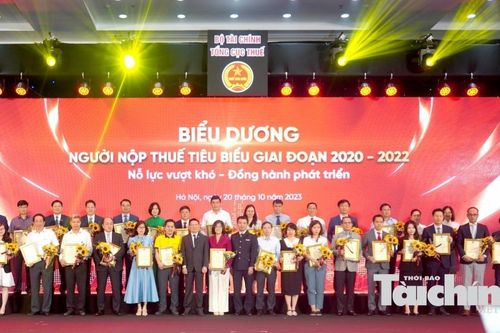 Bước đột phá trong tôn vinh, khen thưởng người nộp thuế