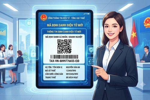 34 thuế tỉnh, thành phố và 350 thuế cơ sở dùng mã định danh điện tử mới từ tháng 10/2026