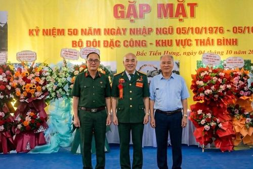 Kỷ niệm 50 năm Ngày nhập ngũ hội đồng ngũ đặc công Thais Bình cũ