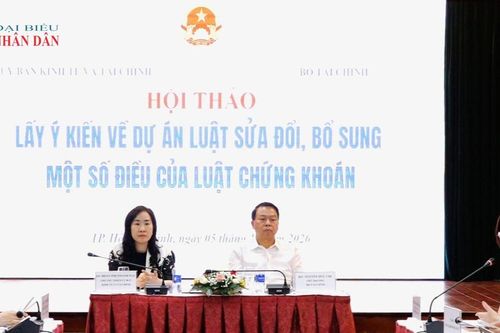 Lấy ý kiến về dự án Luật sửa đổi, bổ sung một số điều của Luật Chứng khoán