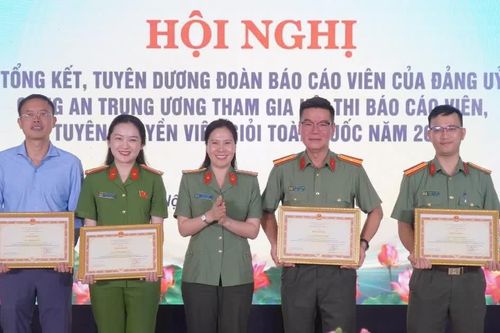Báo cáo viên Công an nhân dân ghi dấu ấn tại hội thi toàn quốc năm 2026