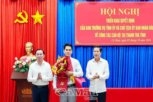 Triển khai quyết định công tác cán bộ tại Thanh tra tỉnh