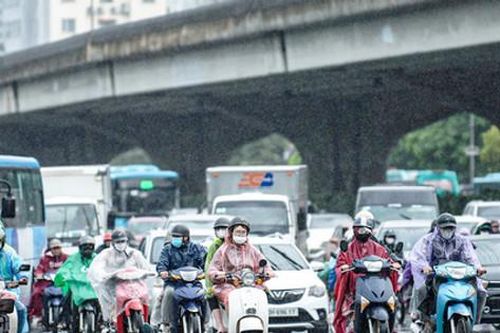 Bắc Bộ chuyển rét, mưa rào và dông