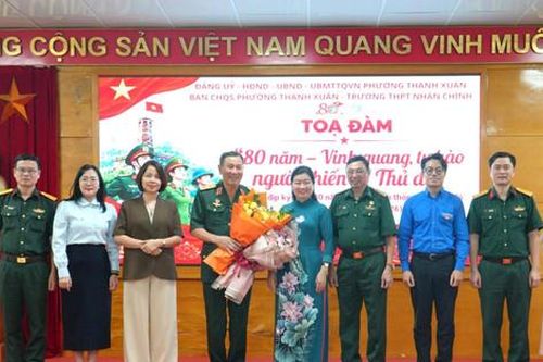 Phường Thanh Xuân giáo dục truyền thống qua câu chuyện người lính