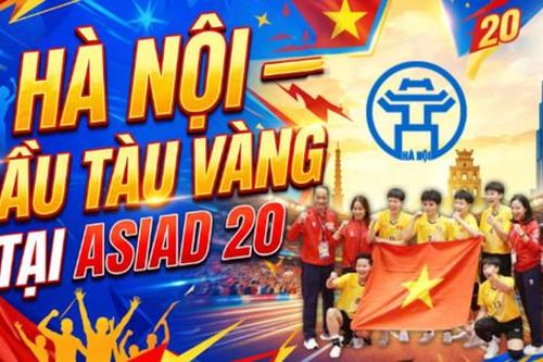 Hà Nội - Đầu tàu vàng tại ASIAD 20