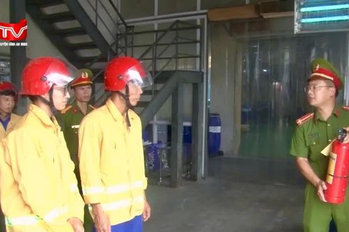 Chủ động phòng cháy tại kho, xưởng có hóa chất dễ cháy