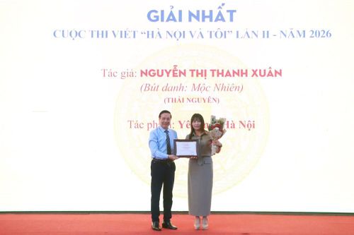 Tổng kết và trao giải cuộc thi viết 'Hà Nội & Tôi' lần thứ II