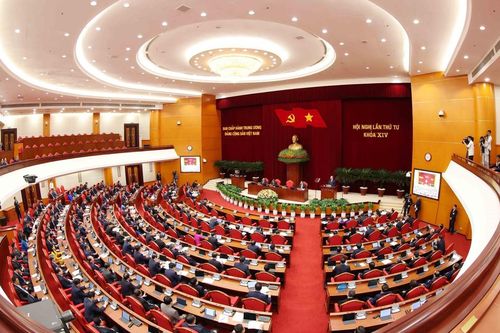 Thông cáo báo chí về ngày làm việc thứ hai Hội nghị lần thứ tư Ban Chấp hành Trung ương Đảng khoá XIV