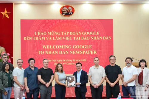 [Ảnh] Đoàn lãnh đạo Tập đoàn Google thăm và làm việc tại Báo Nhân Dân