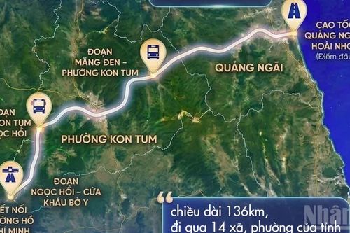 Dự án cao tốc Quảng Ngãi-Kon Tum, tạo không gian phát triển mới cho Quảng Ngãi