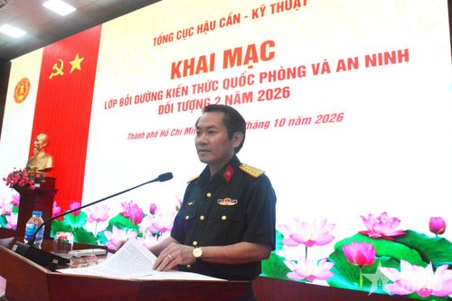 Tổng cục Hậu cần - Kỹ thuật bồi dưỡng kiến thức quốc phòng, an ninh cho cán bộ