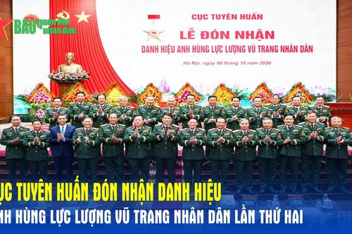 Cục Tuyên huấn đón nhận danh hiệu Anh hùng lực lượng vũ trang nhân dân lần thứ hai