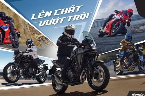 Honda Việt Nam nâng cấp đồng loạt 5 mẫu xe phân khối lớn
