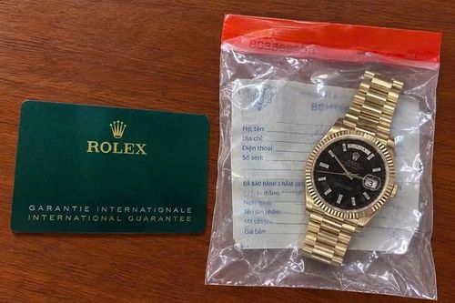 Nhìn gần chiếc đồng hồ Rolex trị giá hơn 1,7 tỷ đồng bị lấy cắp