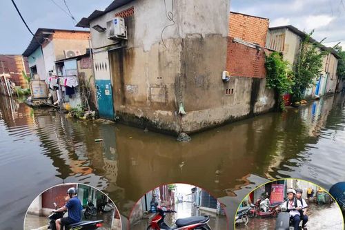 TP Hồ Chí Minh: Hẻm ngập sâu gần một tuần, người dân chật vật trong sinh hoạt