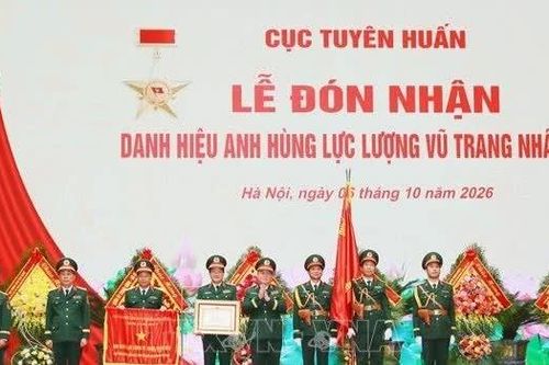Cục Tuyên huấn đón nhận danh hiệu Anh hùng Lực lượng vũ trang nhân dân