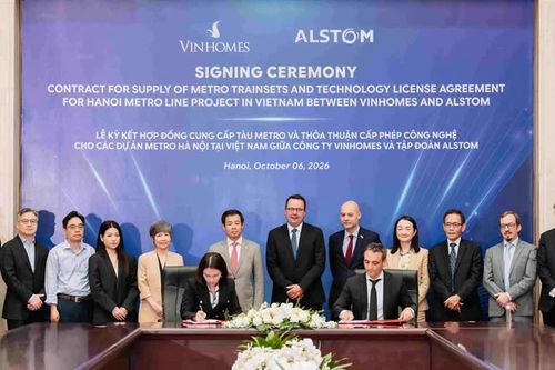 Vingroup cung cấp 200 đoàn tàu Metropolis cho các dự án đường sắt đô thị Hà Nội
