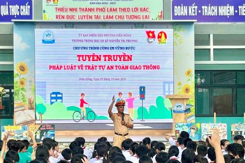 Lan tỏa ý thức giao thông từ học đường