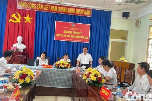 Cụm thi đua số 2 TAND tỉnh An Giang: Thi đua thực chất, gắn với chất lượng xét xử