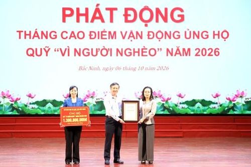 Bắc Ninh phát động Tháng cao điểm vận động ủng hộ Quỹ “Vì người nghèo” năm 2026