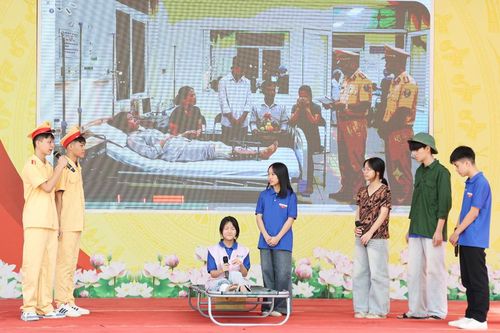 Bắc Ninh: Sôi nổi Ngày hội Thanh niên với văn hóa giao thông