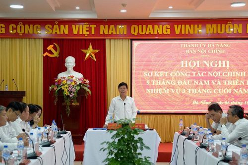 Đà Nẵng sơ kết công tác nội chính Đảng 9 tháng đầu năm