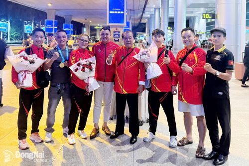 Chúc mừng Đội tuyển Võ cổ truyền thành phố Đồng Nai đoạt huy chương vàng Giải vô địch thế giới Võ cổ truyền tại Italia