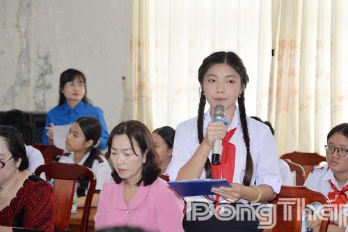 Đồng Tháp: Trẻ em lên tiếng xây dựng môi trường số an toàn, thân thiện