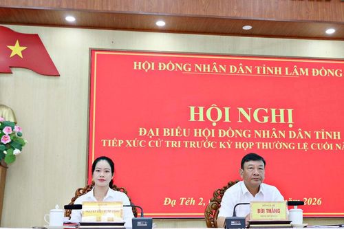 Phó Bí thư Tỉnh ủy Lâm Đồng Bùi Thắng tiếp xúc cử tri tại khu vực Đạ Tẻh