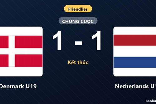Netherlands U19 gỡ hòa phút 90, chia điểm kịch tính với Denmark U19