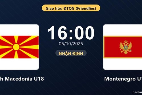 Nhận định North Macedonia U18 vs Montenegro U18: Áp lực đè nặng chủ nhà